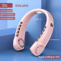 Wearable Neck Cooling Fan USB Rechargeable Hands Free Portable Hanging Personal Air Cooler Indoor Outdoor Daily Skincare Use